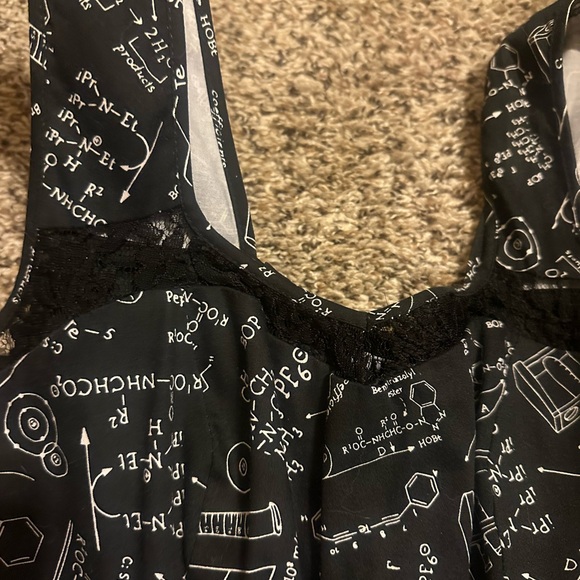 Hot Topic Black Science Pattern Mini Dress - Picture 2 of 5